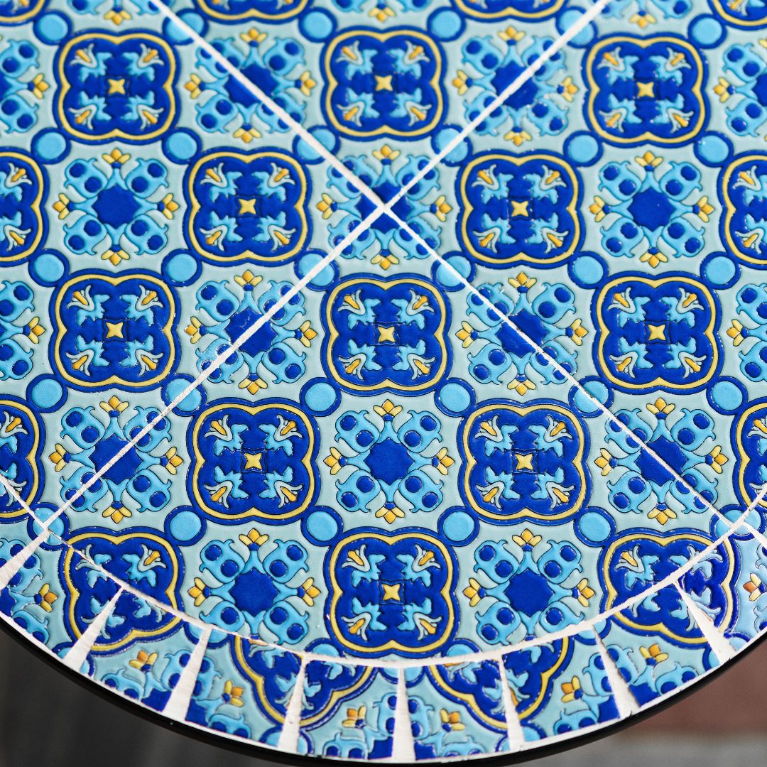 Mosaic Bistro Set of 3 – Blue/Green